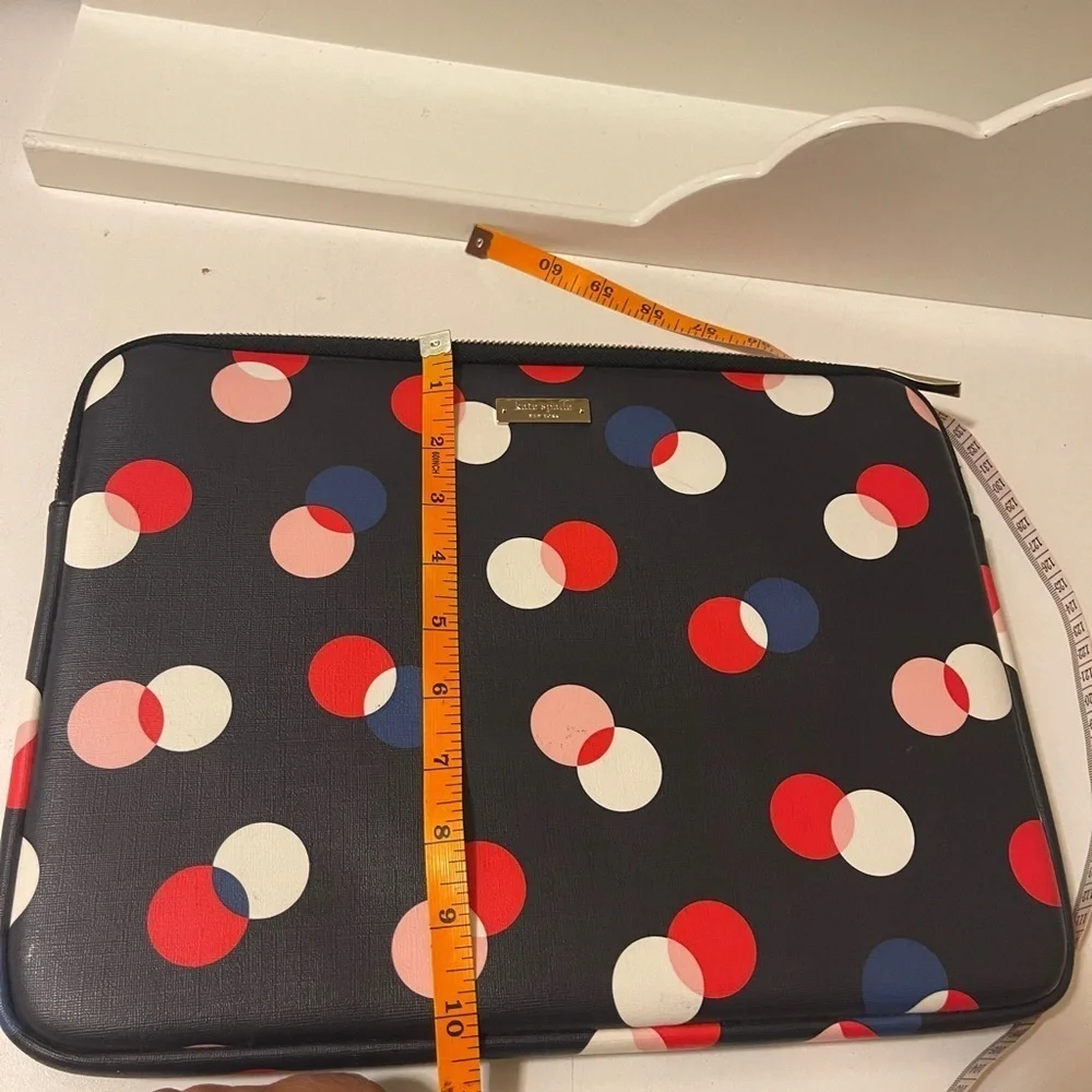 KATE SPADE New York Polka Dot Zippered Laptop Tablet Notebook Case Sleeve Cover